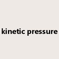kinetic pressure是什么意思