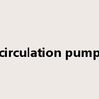 circulation pump是什么意思