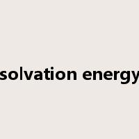 solvation energy是什么意思