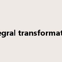 integral transformation是什么意思