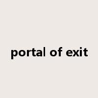 portal of exit是什么意思