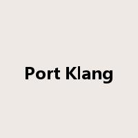 Port Klang是什么意思