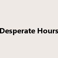 Desperate Hours是什么意思