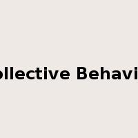 Collective Behavior是什么意思