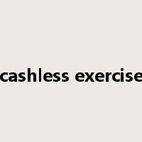 cashless exercise是什么意思