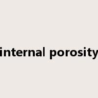 internal porosity是什么意思