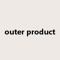 outer product是什么意思
