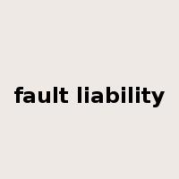 fault liability是什么意思