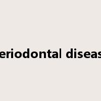 periodontal disease是什么意思