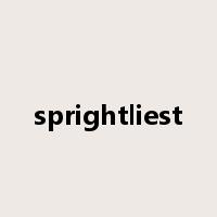 sprightliest是什么意思