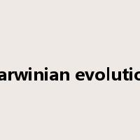 Darwinian evolution是什么意思