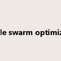 particle swarm optimization是什么意思