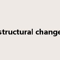 structural change是什么意思