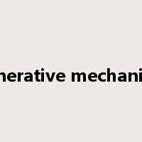 generative mechanism是什么意思