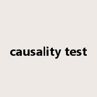 causality test是什么意思