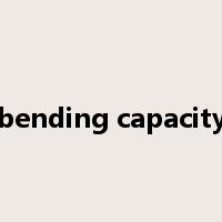 bending capacity是什么意思