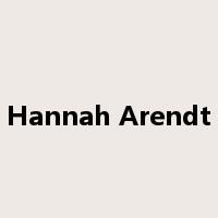 Hannah Arendt是什么意思