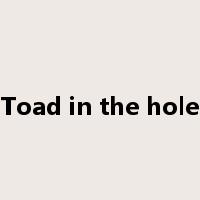 Toad in the hole是什么意思