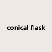 conical flask是什么意思