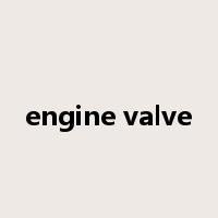 engine valve是什么意思