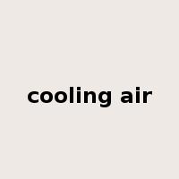 cooling air是什么意思