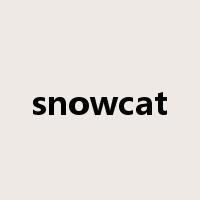 snowcat是什么意思