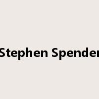 Stephen Spender是什么意思