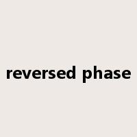 reversed phase是什么意思