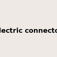 electric connector是什么意思