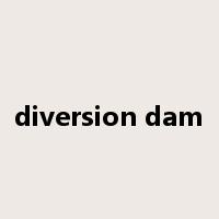 diversion dam是什么意思