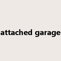 attached garage是什么意思