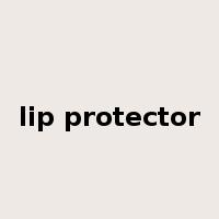 lip protector是什么意思