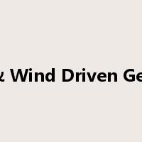 Pump & Wind Driven Generator是什么意思