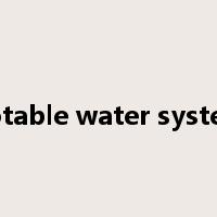 potable water system是什么意思