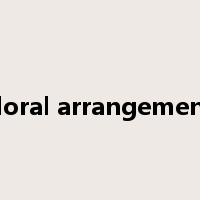 floral arrangement是什么意思