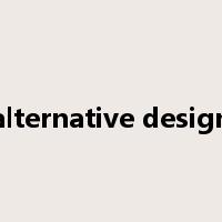 alternative design是什么意思