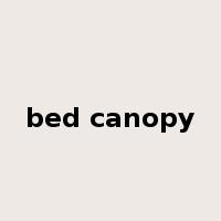 bed canopy是什么意思