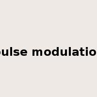 pulse modulation是什么意思