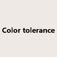 Color tolerance是什么意思