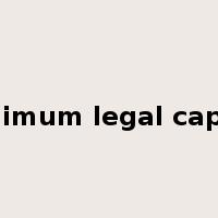 minimum legal capital是什么意思