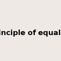 principle of equality是什么意思
