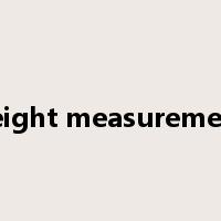 height measurement是什么意思