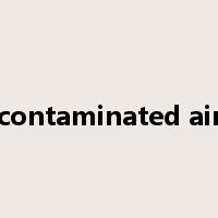 contaminated air是什么意思