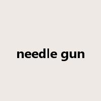 needle gun是什么意思