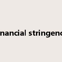 financial stringency是什么意思