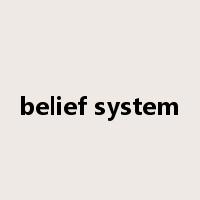 belief system是什么意思