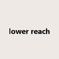 lower reach是什么意思