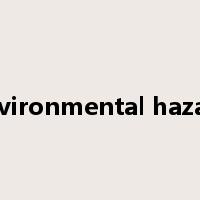 environmental hazard是什么意思