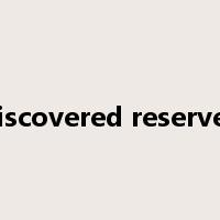 discovered reserves是什么意思