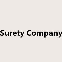 Surety Company是什么意思
